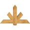 Ekena Millwork Kennewick Rough Sawn Timber Gable Bracket, Western Red Cedar, 48"W x 30"H x 6"D x 6"F, 15/12 Pitch GBW048X30X0606KEN00RWR - alternate 1